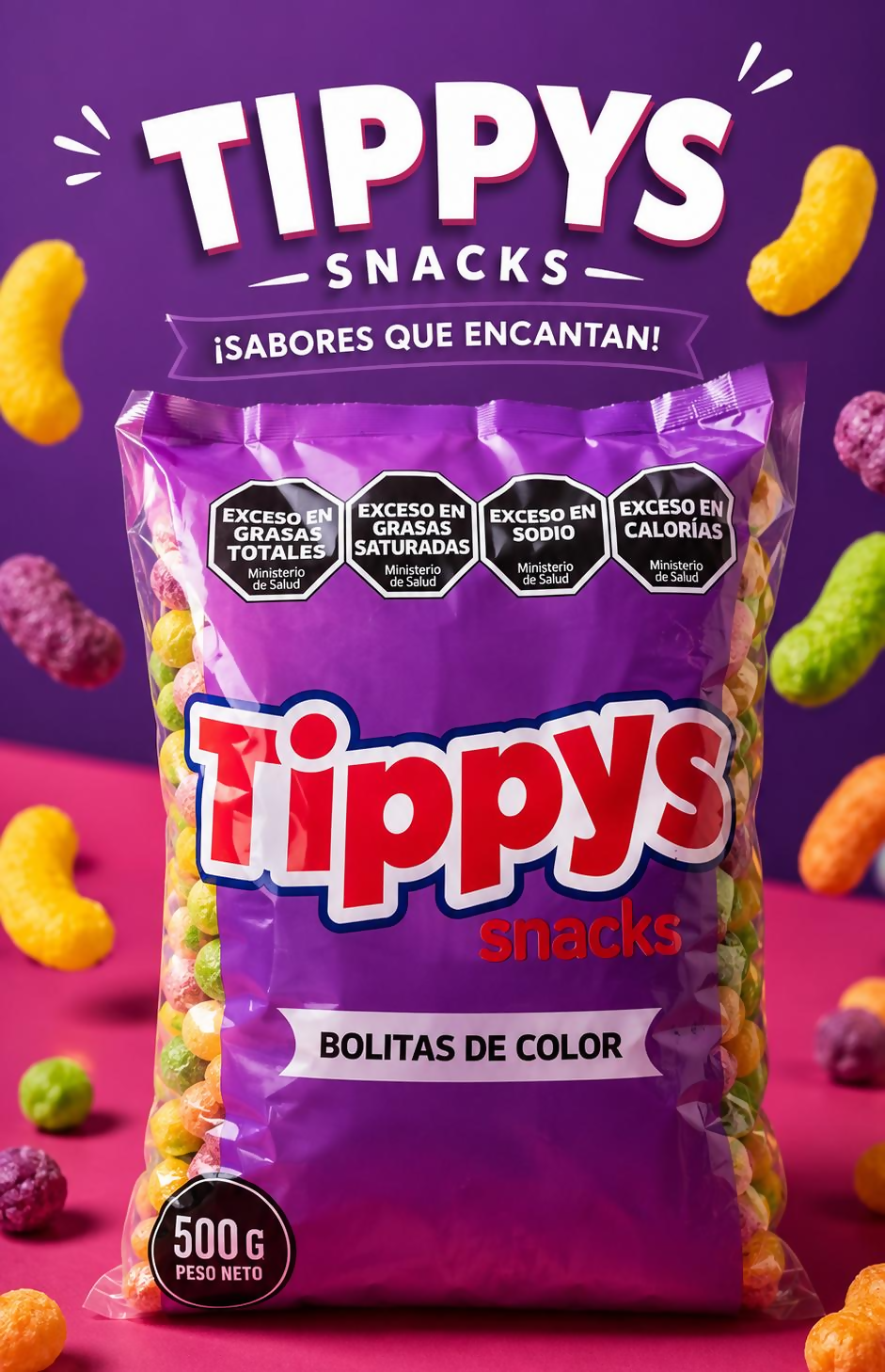 Puflitos - snacks de maíz